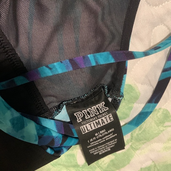 Victoria’s Secret PINK ULTIMATE blue strappy sports bra - Picture 5 of 6